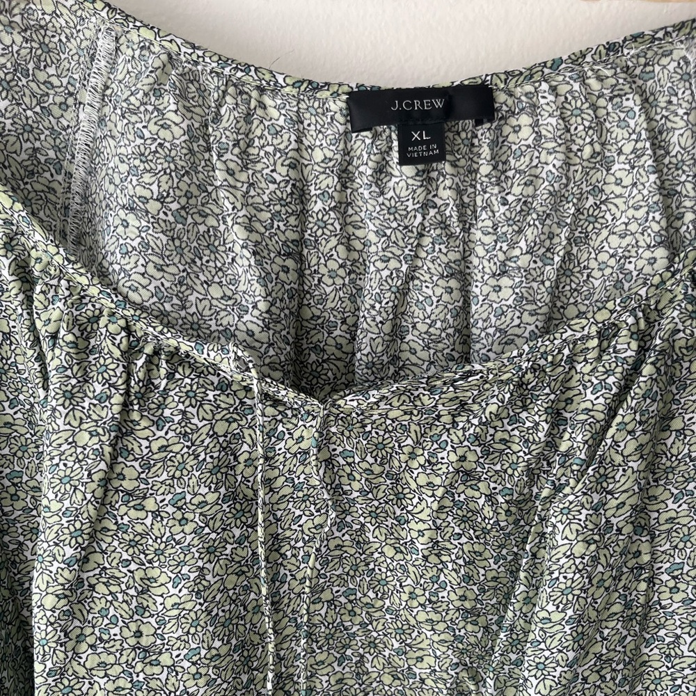 Floral J Crew Top - Picture 2 of 3